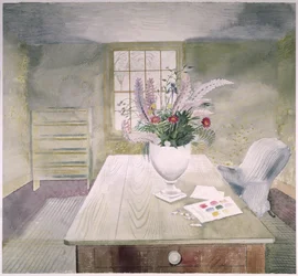Garden Flowers on a Cottage Table